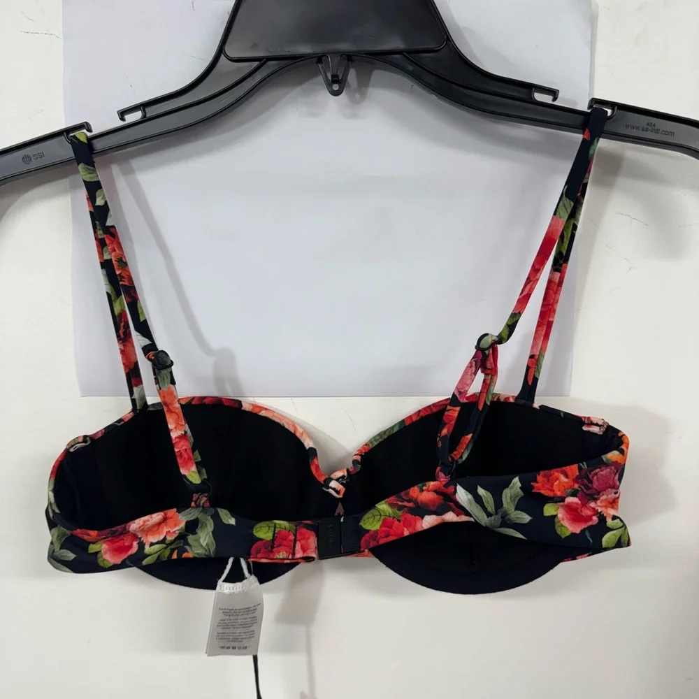 Onia Red and Pink Bikini Top Swimwear - Picture 2 of 5